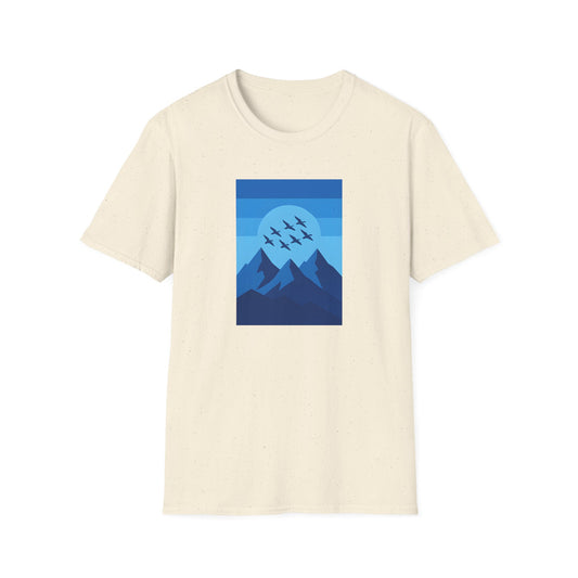 Blue Mountain Flight Silhouette T-shirt