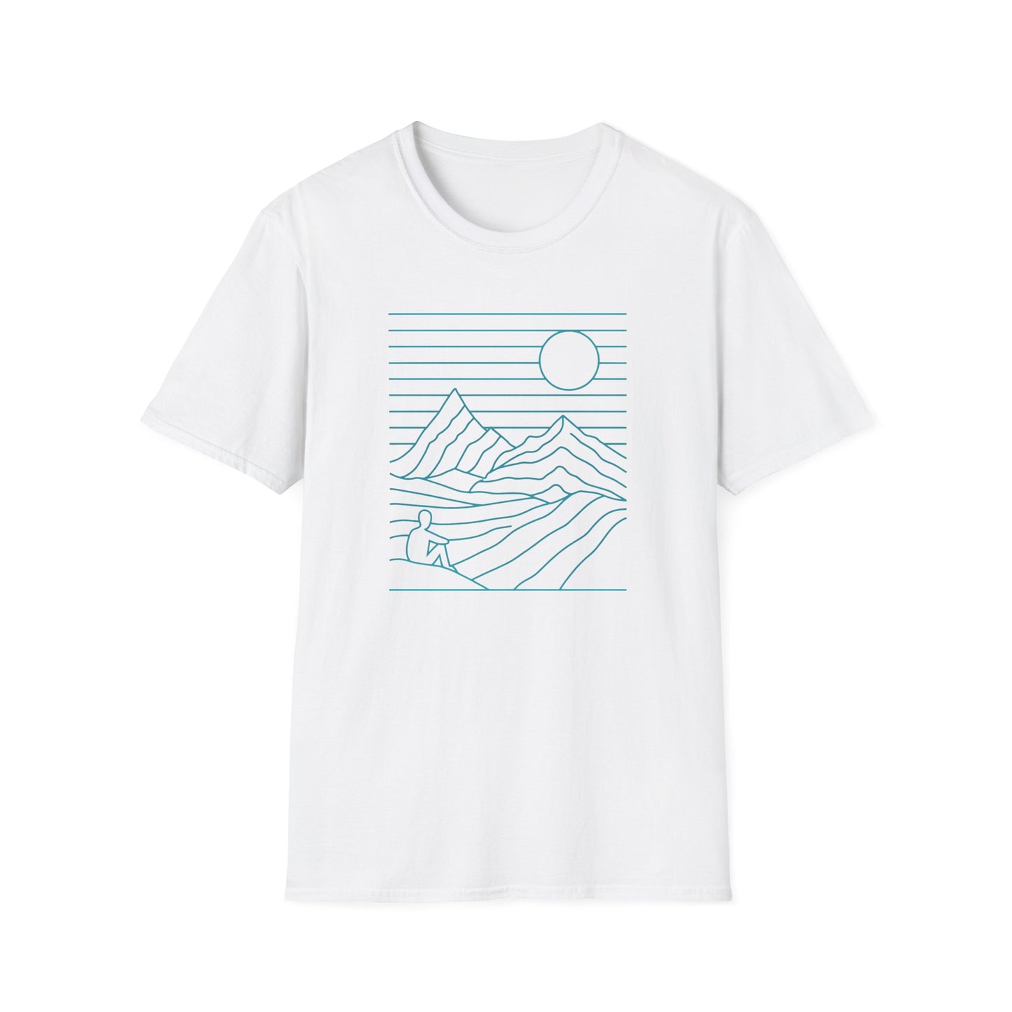 Notepad Line Landscape T-shirt
