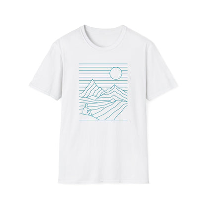 Notepad Line Landscape T-shirt
