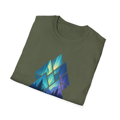 Geometric Diamond Aurora T-shirt