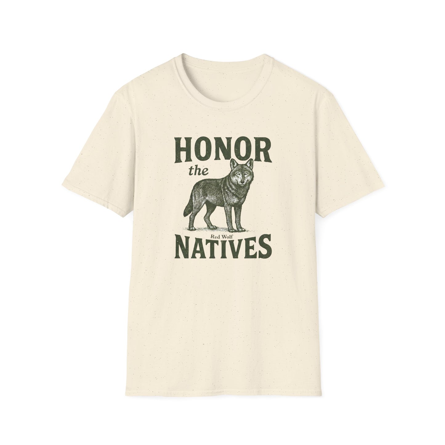 Honor The Natives Red Wolf