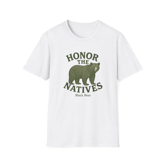 Honor The Natives Black Bear T-shirt