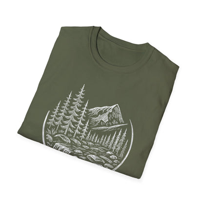 Whitescale Mountain River Escape T-shirt