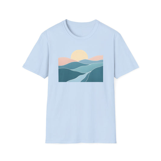 Sunset Over Rolling Hills T-shirt