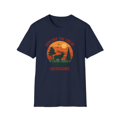 Retro Explore the Great Outdoors T-shirt