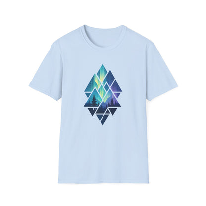 Geometric Diamond Aurora T-shirt