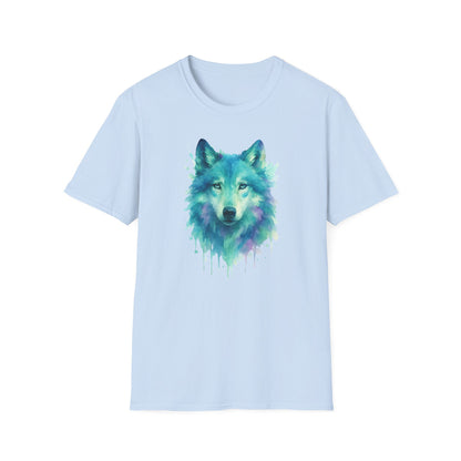 Watercolor Wolf Portrait