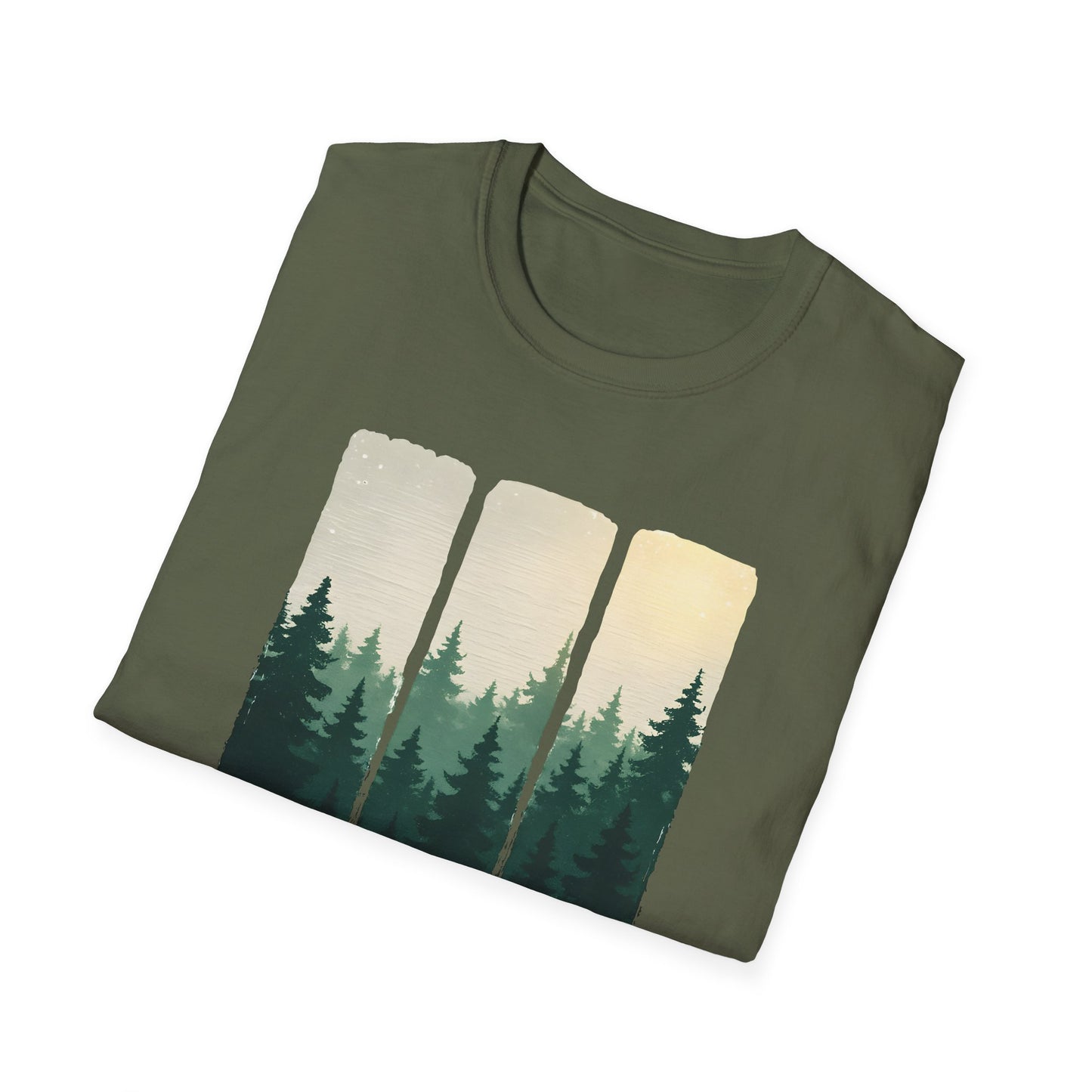 Sunlit Forest Brushstrokes