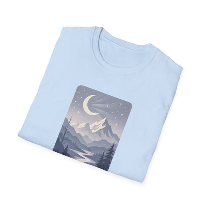 Moonlit Mountain Valley T-shirt