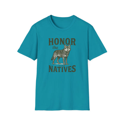 Honor The Natives Red Wolf