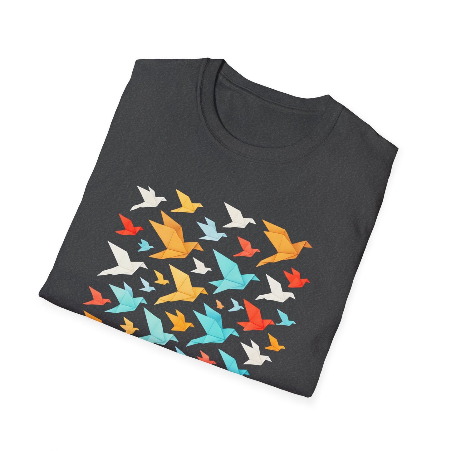 Origami Flock Of Birds T-shirt