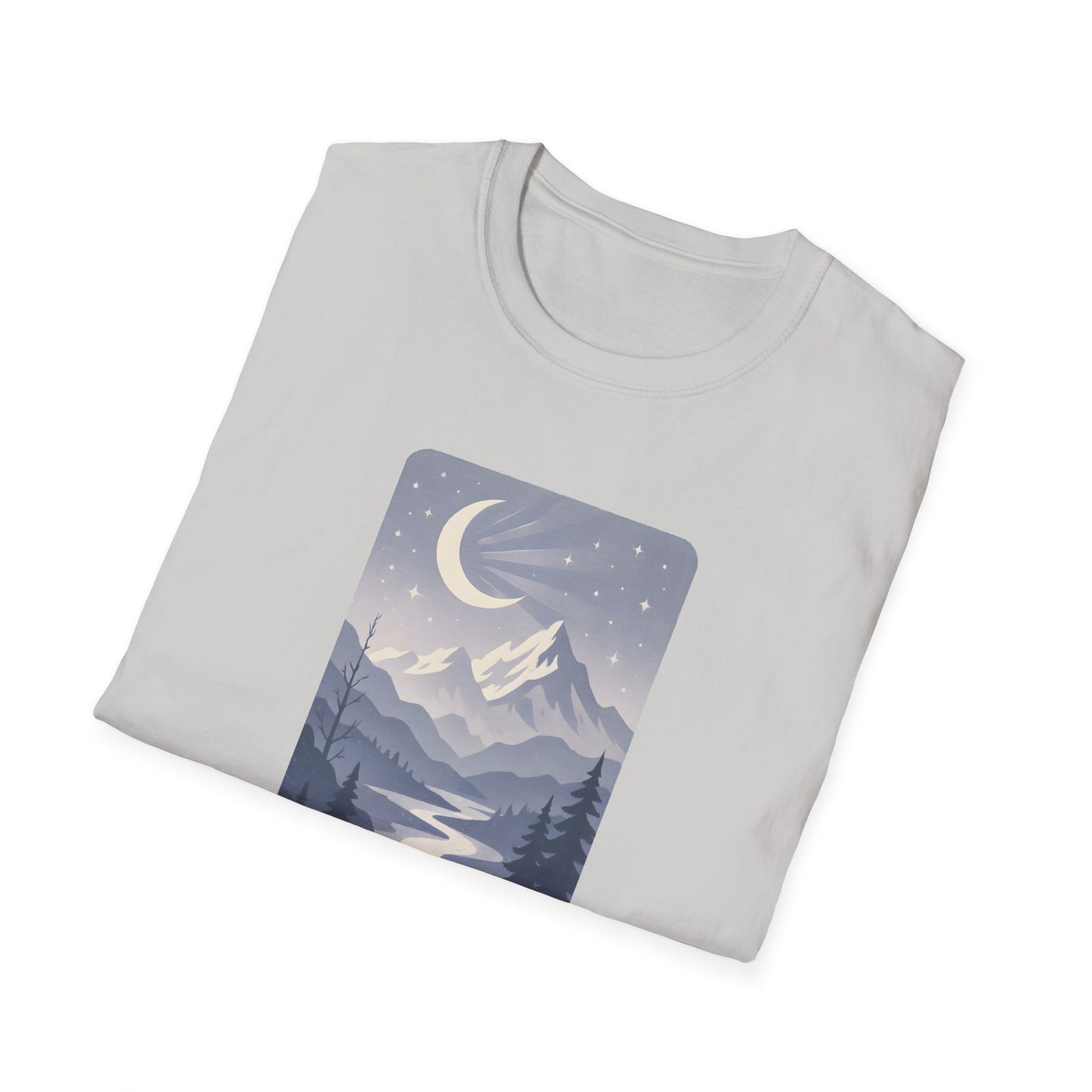 Moonlit Mountain Valley T-shirt