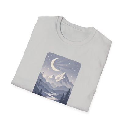 Moonlit Mountain Valley T-shirt