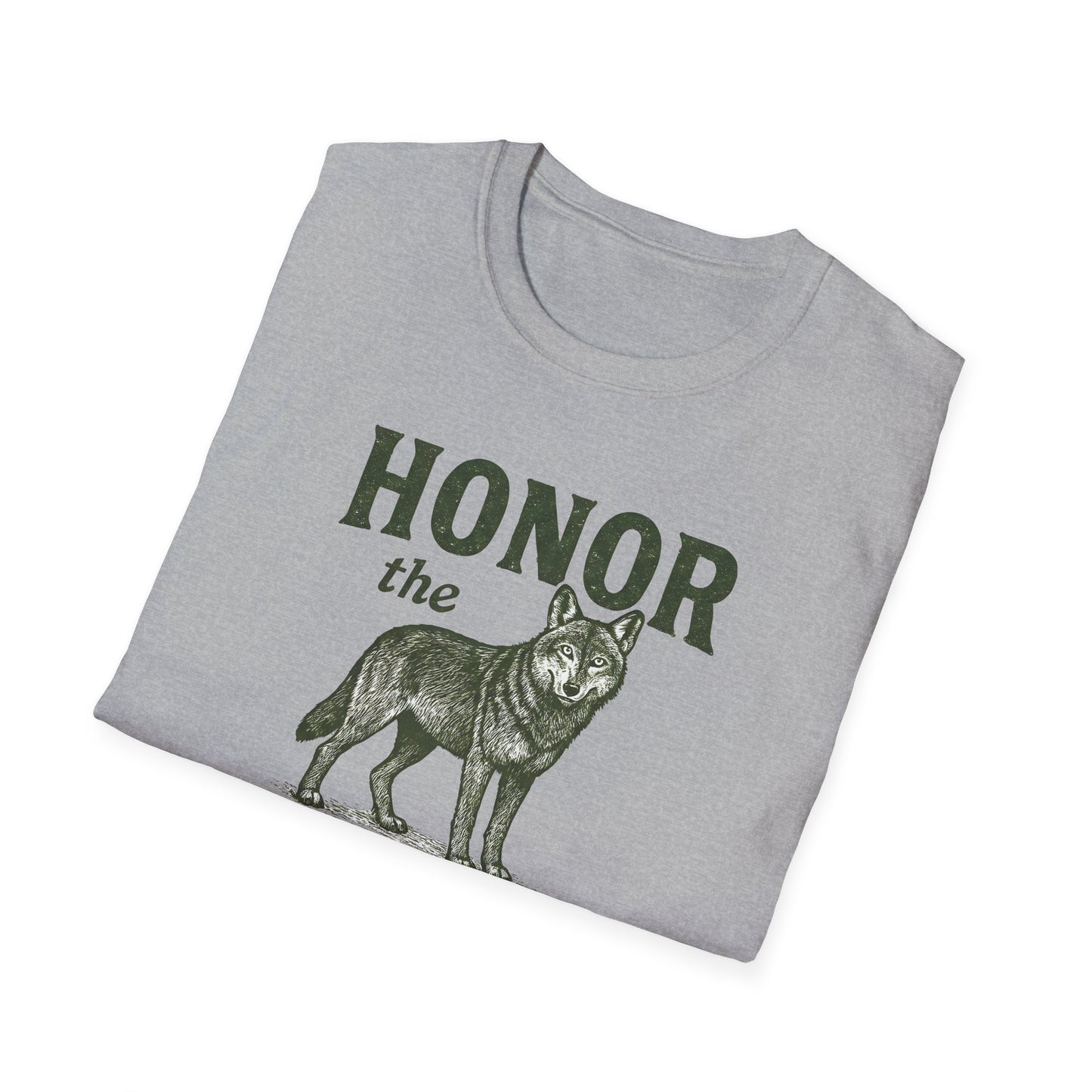 Honor The Natives Red Wolf