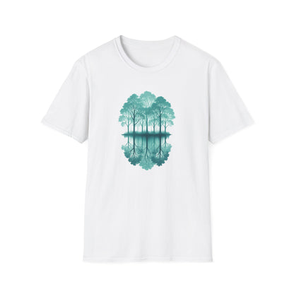 Forest Mirror Teal T-shirt