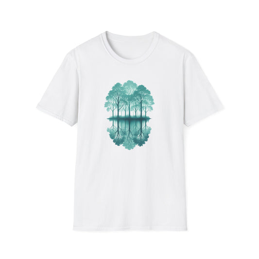 Forest Mirror Teal T-shirt