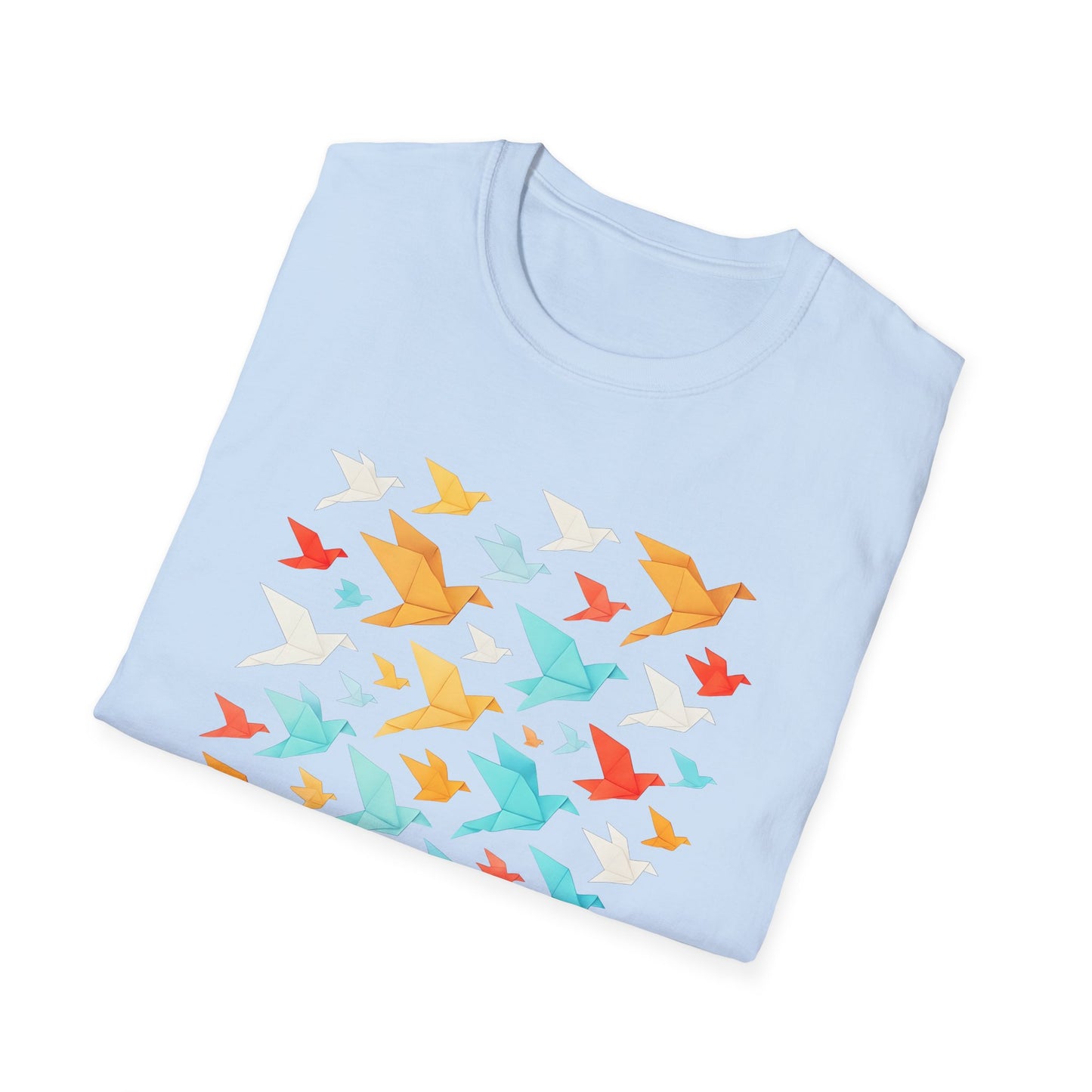 Origami Flock Of Birds T-shirt