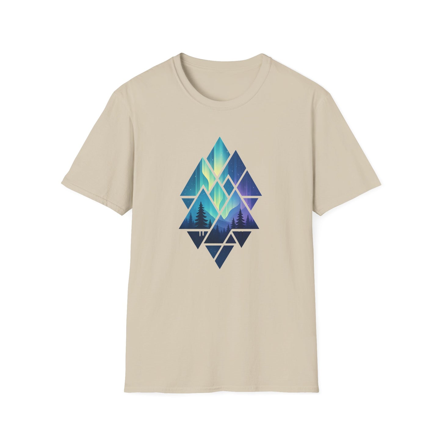 Geometric Diamond Aurora T-shirt