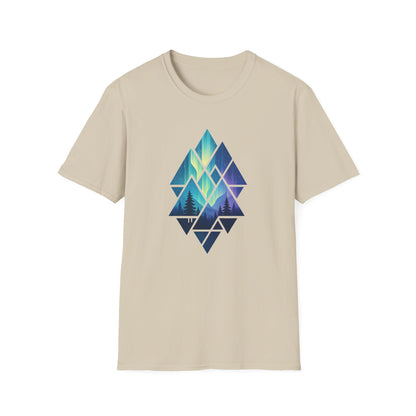 Geometric Diamond Aurora T-shirt