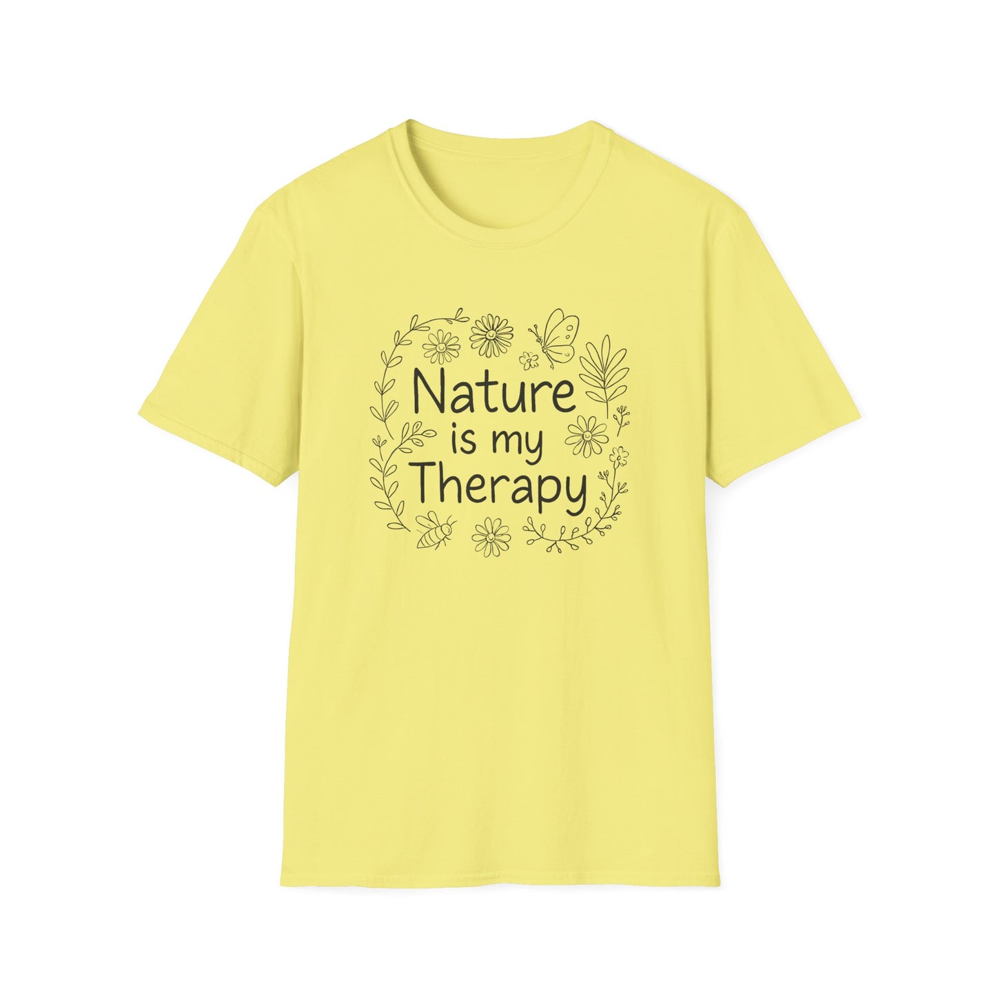 Nature Is My Therapy Minimalist T-shirt