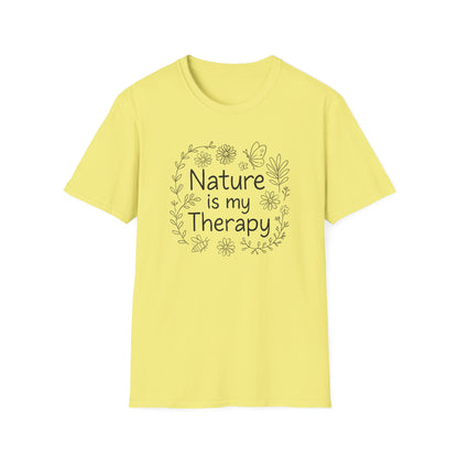 Nature Is My Therapy Minimalist T-shirt