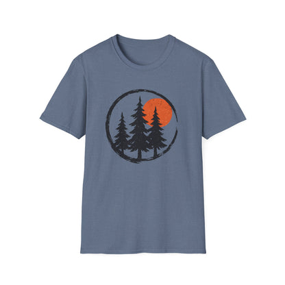 Sunset Pines Ink Stamp T-shirt