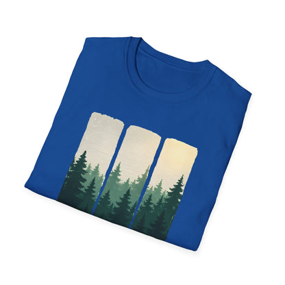 Sunlit Forest Brushstrokes