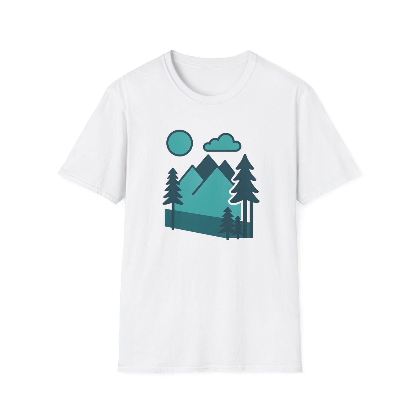 Minimalist Mountain Landscape T-shirt