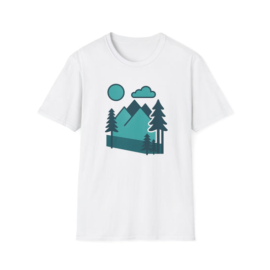 Minimalist Mountain Landscape T-shirt