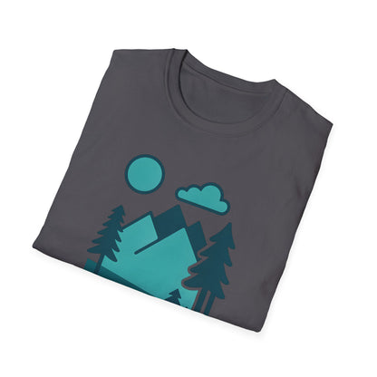 Minimalist Mountain Landscape T-shirt