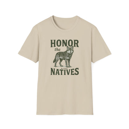 Honor The Natives Red Wolf