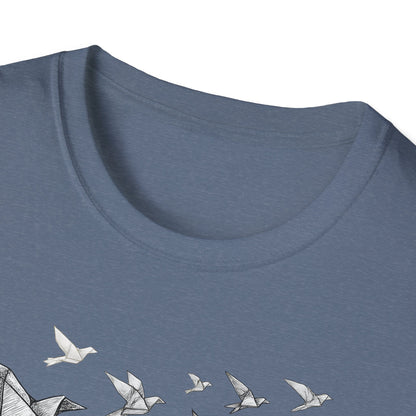Origami Birds In Flight