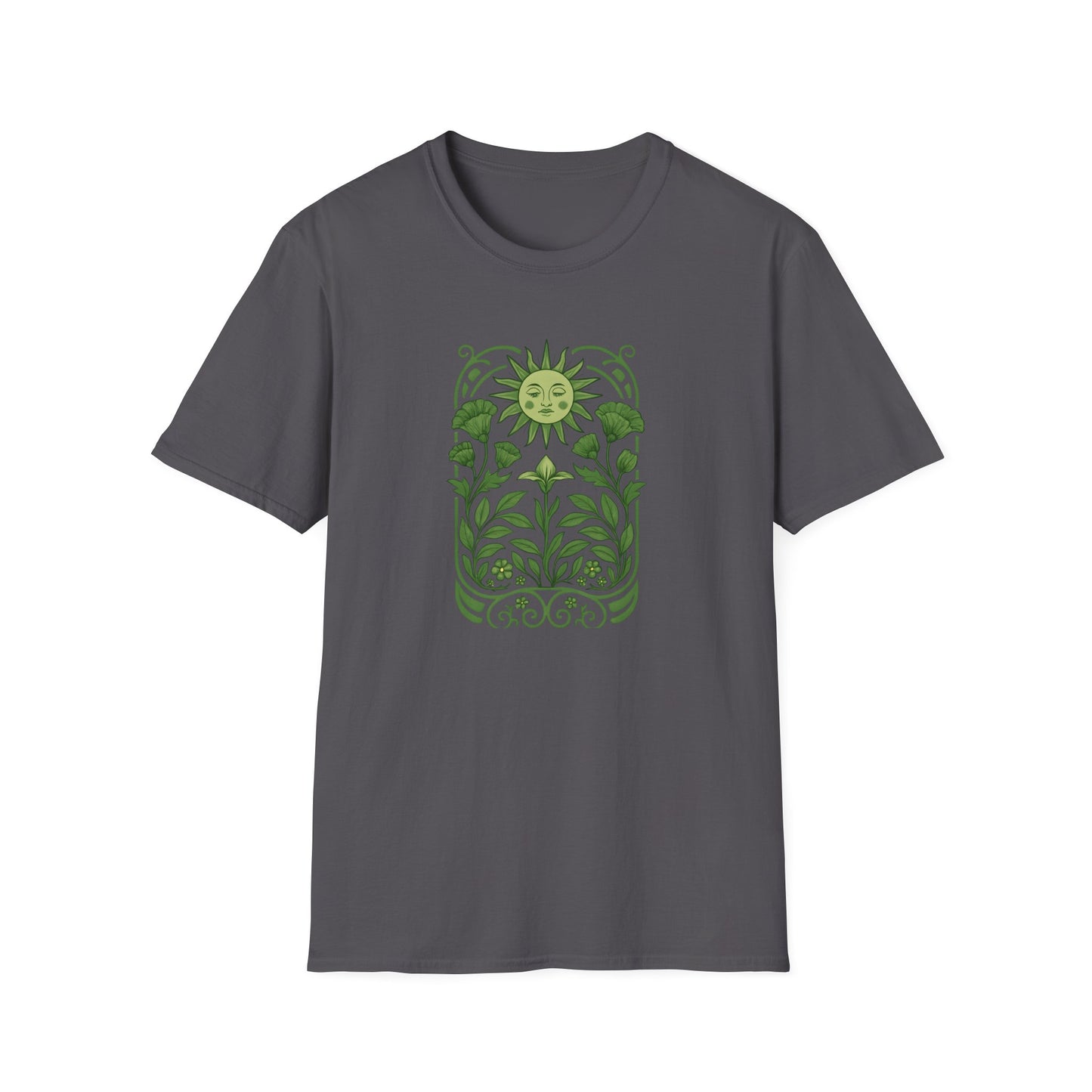 Serene Green Sunflower T-shirt