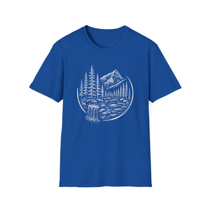 Whitescale Mountain River Escape T-shirt