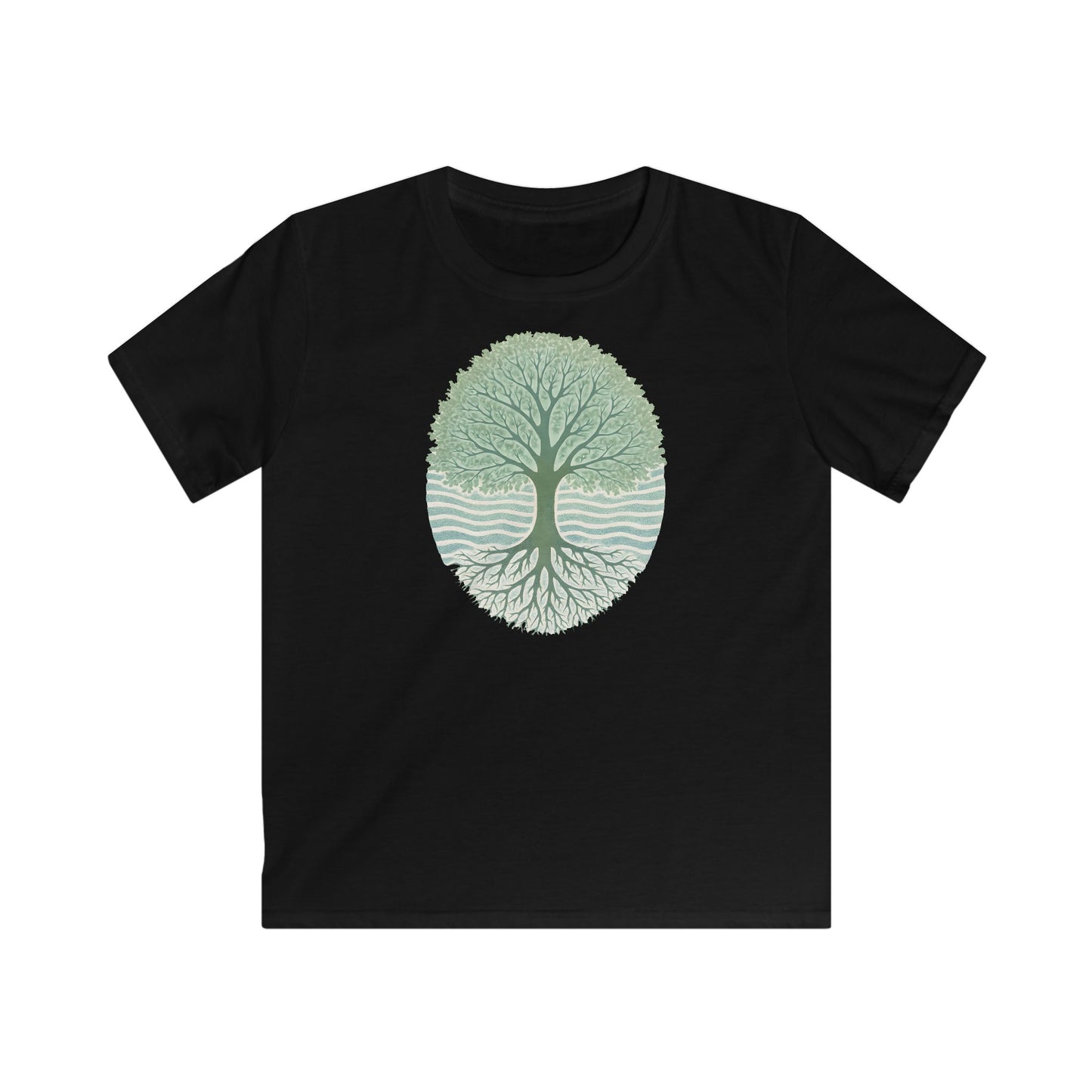 Children’s Roots Waves and Leaves T-shirt