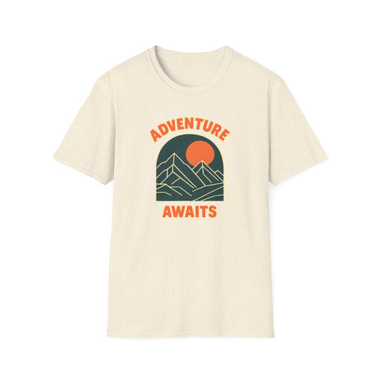 Adventure Awaits Mountain Landscape T-shirt