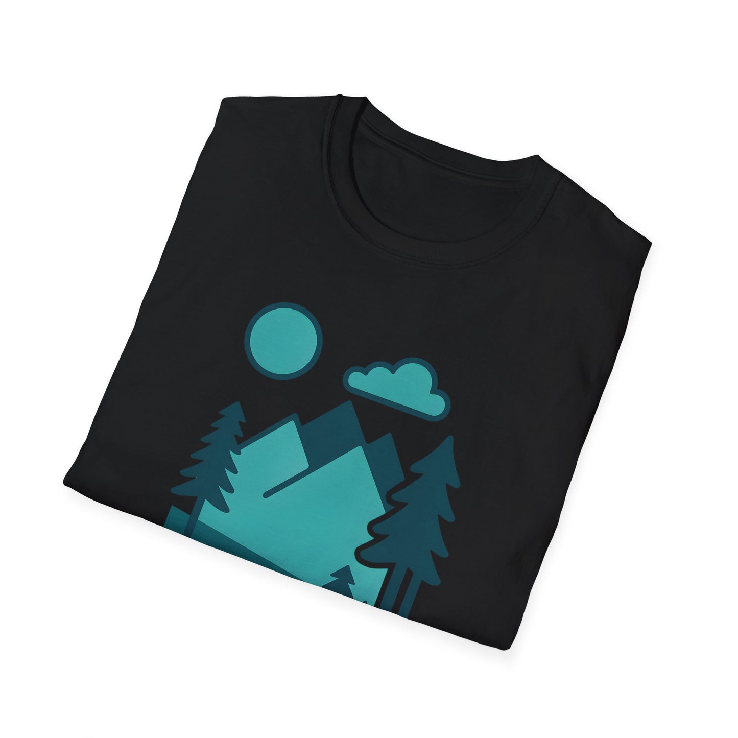Minimalist Mountain Landscape T-shirt