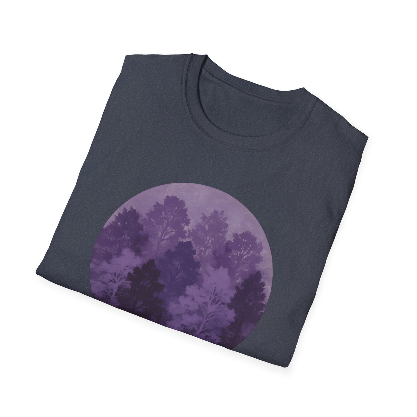 Purple Forest Oil Painting T-shirt