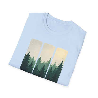 Sunlit Forest Brushstrokes
