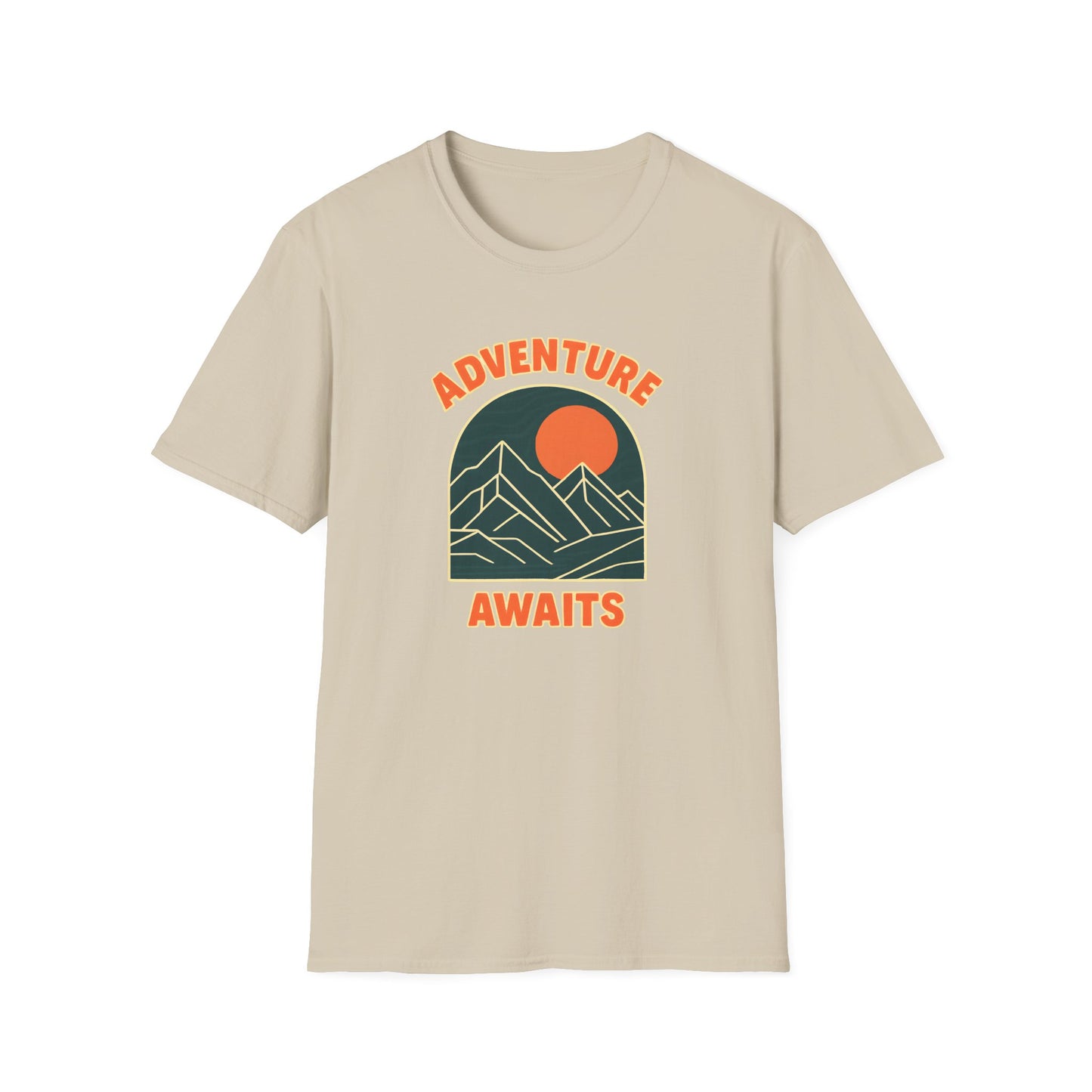 Adventure Awaits Mountain Landscape T-shirt