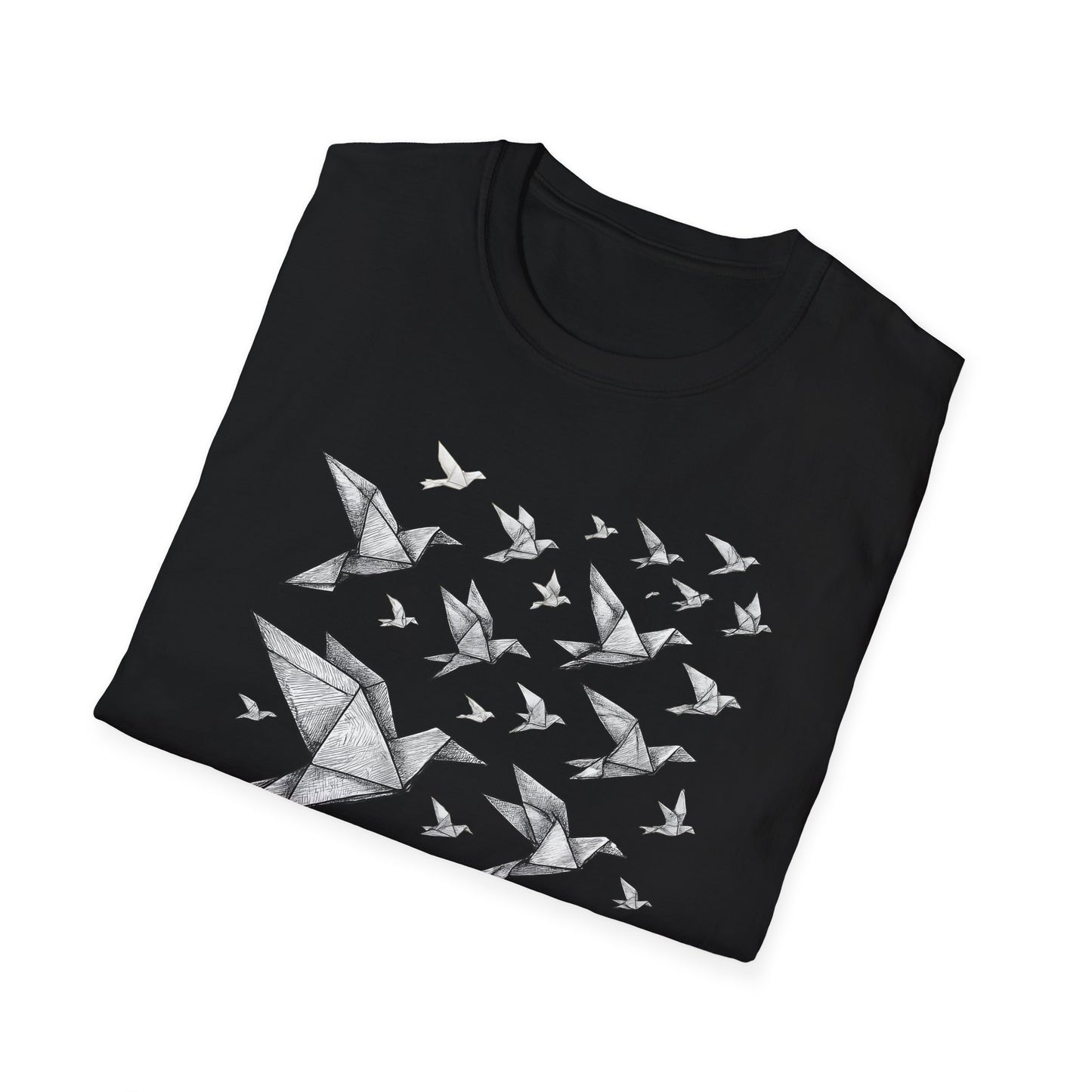 Origami Birds In Flight