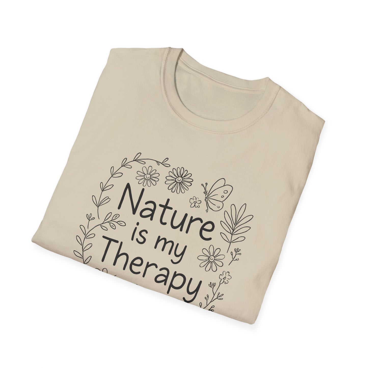 Nature Is My Therapy Minimalist T-shirt