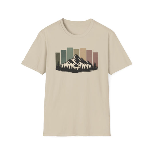 Mountain Peak Earth Tones T-shirt