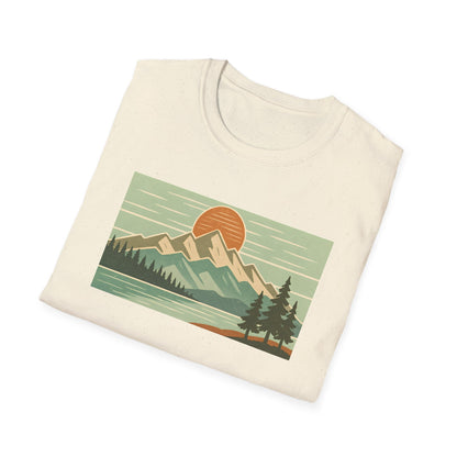 Retro Midday Mountain Peak T-shirt