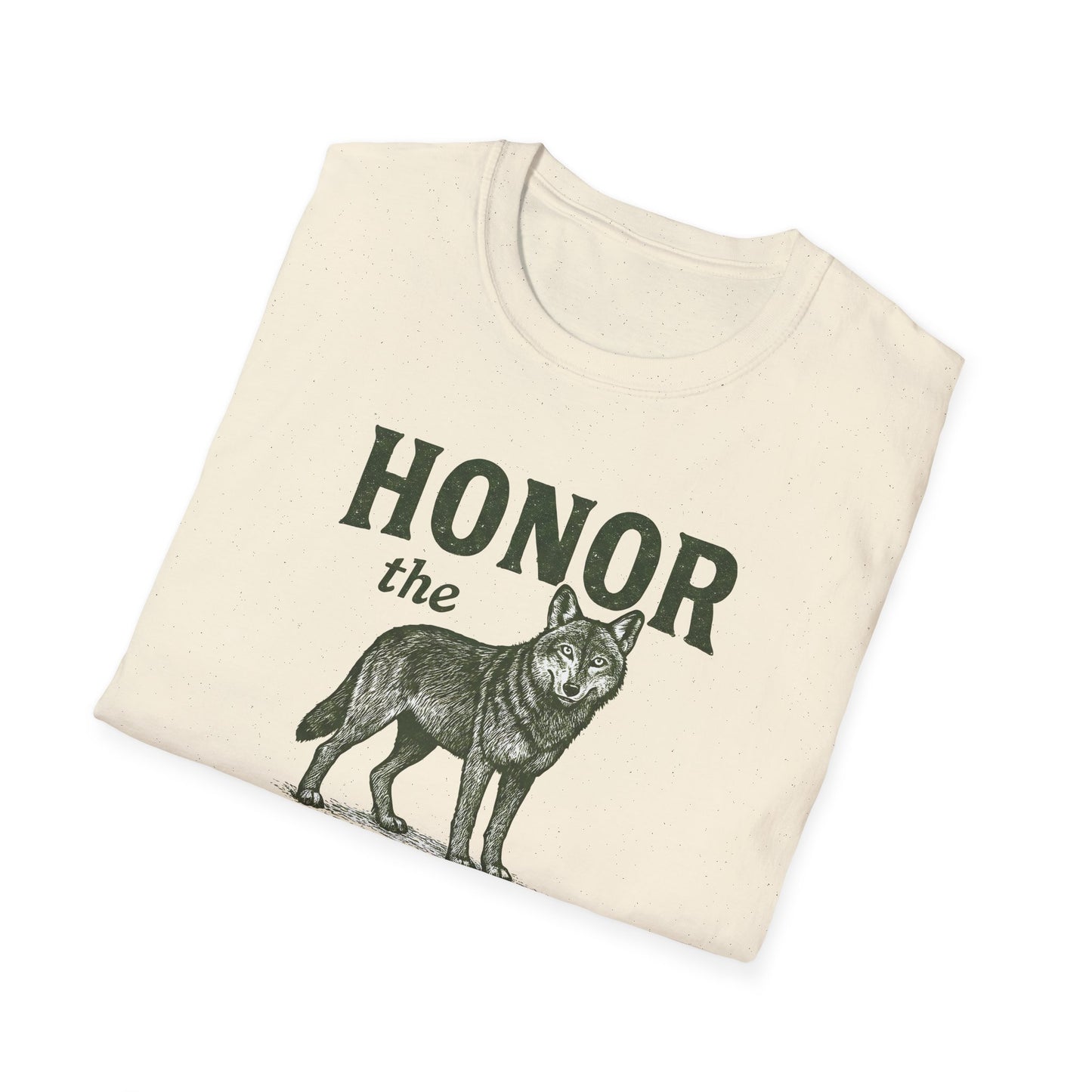 Honor The Natives Red Wolf