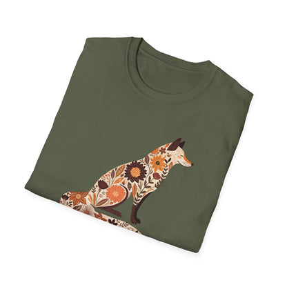 Fox Floral Pattern