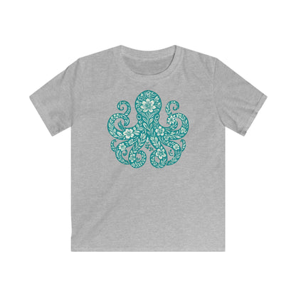 Children's Flowery Octopus T-shirt
