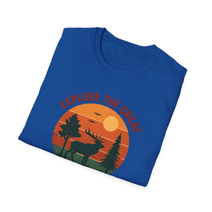 Retro Explore the Great Outdoors T-shirt