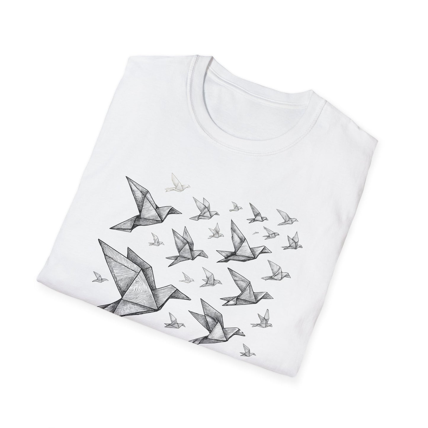 Origami Birds In Flight