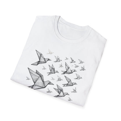 Origami Birds In Flight